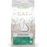 Produktbild von PERRO Cat Premium Trockenfutter für ausgewachsene Katzen Sterilisiert Geflügel Glutenfrei Light