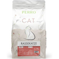 Produktbild von PERRO Cat Premium Trockenfutter für Langhaar-Rassekatzen Adult Geflügel Glutenfrei