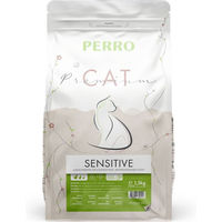 Produktbild von PERRO Cat Premium Trockenfutter Sensitive Geflügel und Fisch für erwachsene Katzen glutenfrei
