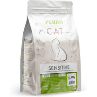 Produktbild von PERRO Cat Premium Trockenfutter Sensitive Geflügel und Fisch für erwachsene Katzen glutenfrei 400g