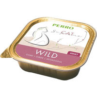 Produktbild von PERRO Cat Supreme Adult Nassfutter Katze Wild und Rind Pastete getreidefrei und glutenfrei 1000g Dose