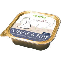 Produktbild von PERRO Cat Supreme Light Nassfutter Katze Pute und Forelle Getreidefrei und Glutenfrei Paté 1000g