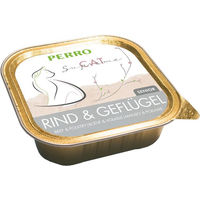 Produktbild von PERRO Cat Supreme Senior Nassfutter für Katzen mit Rind und Geflügel Getreidefrei und Glutenfrei 1000g Dose