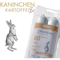 Produktbild von PERRO Delikatessrolle No.1 Kaninchen mit Kartoffel Monoprotein Hundewurst Hypoallergen und Glutenfrei