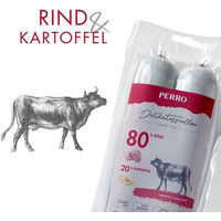 Produktbild von PERRO Delikatessrolle No.1 Rind Monoprotein Hundewurst glutenfrei und sensitive 1000g