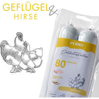 Produktbild von PERRO Delikatessrolle No.2 Geflügel und Hirse Monoprotein Hundewurst glutenfrei 800g
