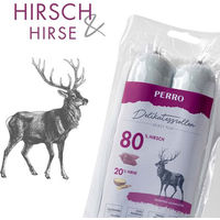 Produktbild von PERRO Delikatessrolle No.2 Hirsch mit Hirse Monoprotein Hundewurst glutenfrei 800g