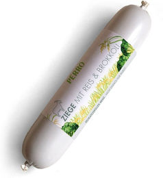 PERRO Delikatessrollen Hund Wurst Ziege Monoprotein Glutenfrei 400g – Bild 1 von 2