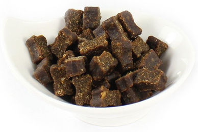 Produktbild von PERRO Fleisch Softies Belohnungssnack Gans für Hunde getreidefrei und glutenfrei 200g