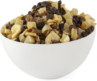 Produktbild von PERRO Früchte Mix Obst Flocken für Hunde getreidefrei und ohne tierisches Protein 1000g