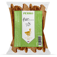 Produktbild von PERRO Geflügel Filet Kausnack für Hunde getreidefrei und glutenfrei mit Monoprotein 90g