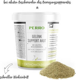 Produktbild von PERRO Gelenk Support akut Pulver für Hunde zur Unterstützung der Gelenke und Knochen