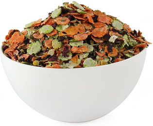 Produktbild von PERRO Gemüse Mix Gemüseflocken für Hunde zur Gewichtsreduktion 1000g