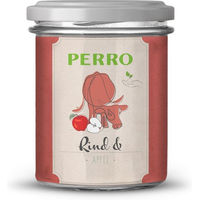 Produktbild von PERRO Geniesser Glas Set Nassfutter für Hunde mit Rind Huhn Wild oder Lamm getreidefrei und glutenfrei 6er Pack
