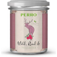 Produktbild von PERRO Geniesser Glas Set Nassfutter für Hunde mit Rind Huhn Wild oder Lamm getreidefrei und glutenfrei