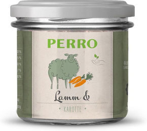 PERRO Geniesser Glas Set Nassfutter für Katzen mit Fisch Geflügel Lamm und Rind getreidefrei glutenfrei sensitive Haut & Fell 6x 200g – Bild 1 von 2