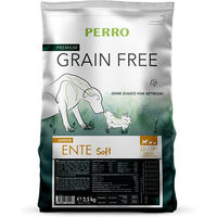 Produktbild von PERRO Grain Free Junior Trockenfutter Ente für junge Hunde getreidefrei