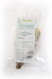 Produktbild von PERRO Kabeljau Kaustangen für Hunde Monoprotein Hypoallergen