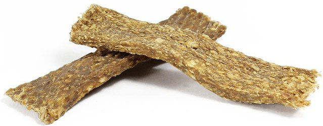 Produktbild von PERRO Kaninchenfleischstreifen Trockenfleisch für Hunde hypoallergen und monoprotein für alle Altersstufen