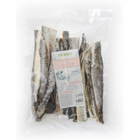 Produktbild von PERRO Kausnack Lachs Hautstangen für Hunde hypoallergen und monoproteinreich 100g