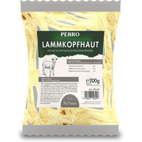 Produktbild von PERRO Kausnack Lammkopfhaut für Hunde monoprotein, getreidefrei und glutenfrei, 1000g