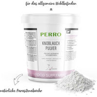 Produktbild von PERRO Knoblauchpulver für Hunde zur Immunstärkung sowie für Haut, Fell und Verdauung 1000g