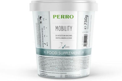 Produktbild von PERRO Mobility Gelenk-Supplement Pulver für Hunde aller Altersstufen 1000g