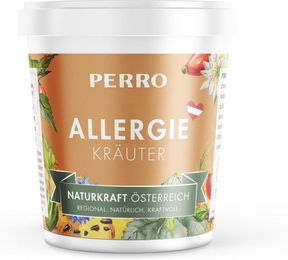 Produktbild von PERRO Naturkraft Allergie Kräuter Nahrungsergänzung für Hunde zur Immunstärkung sowie für Haut und Fell 250g Pulver