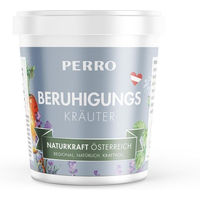 Produktbild von PERRO Naturkraft Beruhigungs Kräuter Nahrungsergänzung für Hunde Pulver zur Beruhigung und für Magen-Darm 200g
