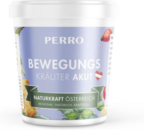 Produktbild von PERRO Naturkraft Bewegungs Kräuter Nahrungsergänzung für Hunde Pulver für Gelenke 250g