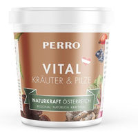 Produktbild von PERRO Naturkraft Vital Kräuter & Pilze Nahrungsergänzung für Hunde zur Immunstärkung und Unterstützung von Verdauung und Leber 250g