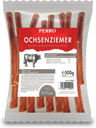 PERRO Ochsenziemer geschnitten Kausnack für Hunde Rind Monoprotein Light 500g – Bild 1 von 1