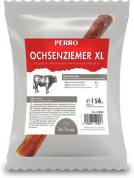 Produktbild von PERRO Ochsenziemer XL Naturkauartikel aus Rind für Hunde 180g