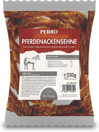 Produktbild von PERRO Pferdenackensehne Naturkauartikel für Hunde Monoprotein und Hypoallergen 250g