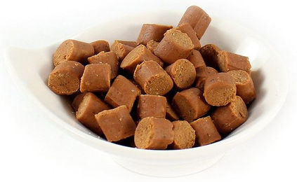 Produktbild von PERRO Premium Belohnung Hundesnack Lachs und Geflügel getreidefrei und glutenfrei 200g