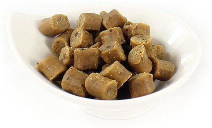 Produktbild von PERRO Premium Belohnung Kartoffel Softies Strauß glutenfreier und getreidefreier Hundesnack 200g