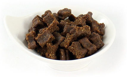 Produktbild von PERRO Premium Fleisch Softies Kaninchen Belohnungssnack für Hunde getreidefrei und glutenfrei 200g