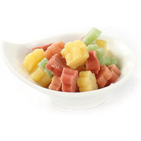 Produktbild von PERRO Premium Kartoffel Softies Früchte vegetarischer Hundesnack getreidefrei und glutenfrei 200g
