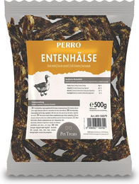Produktbild von PERRO Premium Pet Snacks Entenhälse Monoprotein Kauartikel für Hunde Hypoallergen