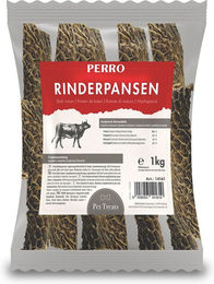 Produktbild von PERRO Premium Pet Snacks Rinderpansen Monoprotein Kauartikel für Hunde 1000g