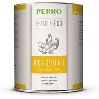 Produktbild von PERRO Premium Pur Geflügel Nassfutter Hund Adult Monoprotein Hypoallergen 1000g