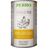 Produktbild von PERRO Premium Pur Geflügel Nassfutter Hund Adult Monoprotein Hypoallergen 1000g