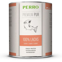 Produktbild von PERRO Premium Pur Lachs Nassfutter Hund Adult Monoprotein Hypoallergen 1000g
