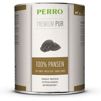 Produktbild von PERRO Premium Pur Pansen Rind Nassfutter Hund Adult Hypoallergen Monoprotein Stückchen in Sauce