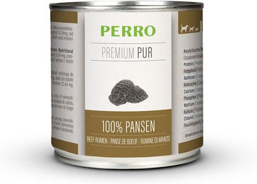 PERRO Premium Pur Pansen Rind Nassfutter Hund Adult Monoprotein Hypoallergen Stückchen in Sauce – Bild 1 von 1