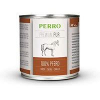 Produktbild von PERRO Premium Pur Pferd Nassfutter für Hunde Adult Monoprotein Hypoallergen mit Stückchen