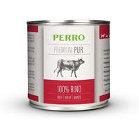 Produktbild von PERRO Premium Pur Rind Nassfutter für Hunde Adult Monoprotein Hypoallergen 1000g