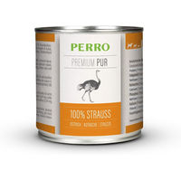 Produktbild von PERRO Premium Pur Strauß Ragout Hund Adult Monoprotein Hypoallergen 1000g