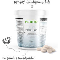 Produktbild von PERRO Pro Gelenk Supplement Tabletten für Hunde zur Unterstützung der Gelenke und Knochen 40 Stück