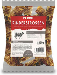 PERRO Rinderstrossen Naturkauartikel für Senior Hunde getreidefrei und glutenfrei 250g – Bild 1 von 1